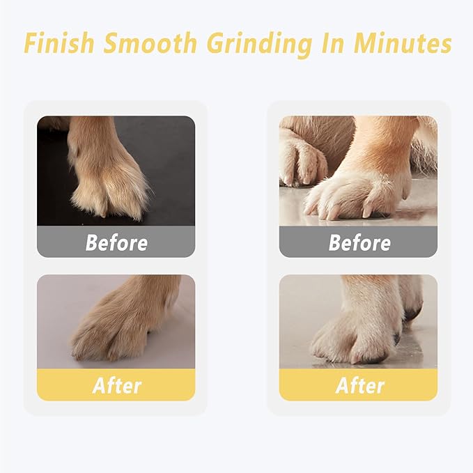 Dog Nail Grinder Replacement Head Drills Pet Nail Grinder Replacement Professional Spare Grinding Head for Dog Claw (2Pieces)