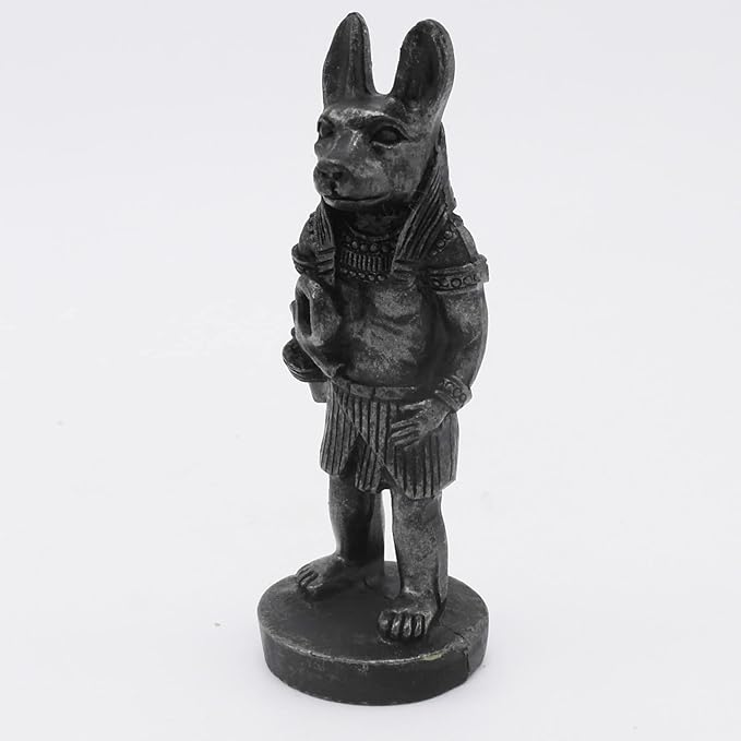 Anubis Ancient Egypt Aquarium Fish Tank Decorations Reptile Turtle Lizard Spider Tanks Terrarium Egyptian Sculpture Figurine Statue Décor Ornament Pet