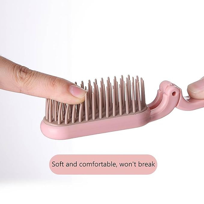 Foldable Brush for Pets, Small Dog Brush - Puppy Hair Brush- Grooming Tool for Teddy, Yorkies, Maltese, Shih Tzu, Chihuahua