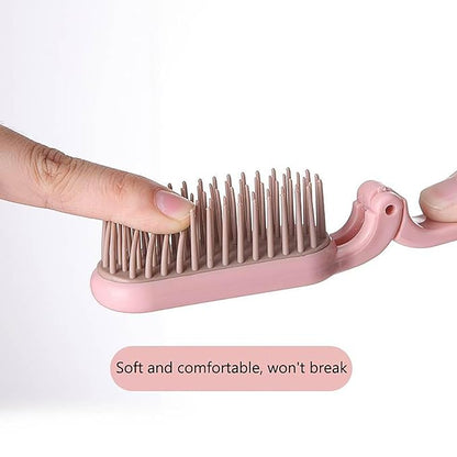 Foldable Brush for Pets, Small Dog Brush - Puppy Hair Brush- Grooming Tool for Teddy, Yorkies, Maltese, Shih Tzu, Chihuahua