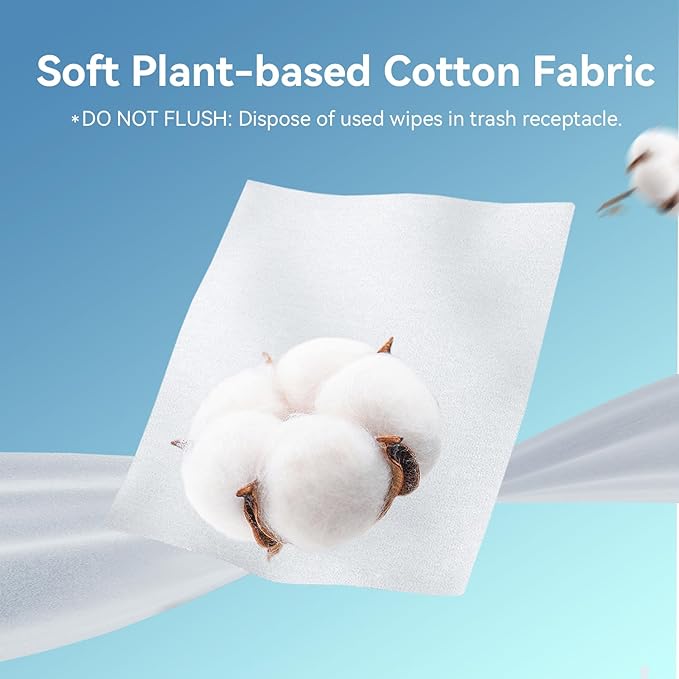 ALL FOR PAWS Natural Dog Grooming Wipes, 7 x 8 inches, 50 Count*2, Olive Oil & Coconut Extract, Larch Scent