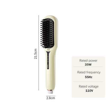 Electric Pet Hair Styling Beauty Comb, Dog Grooming Brush, Negative Ion Function & Adjustable Temperature, Safety Protection, Animal Hair Straightener