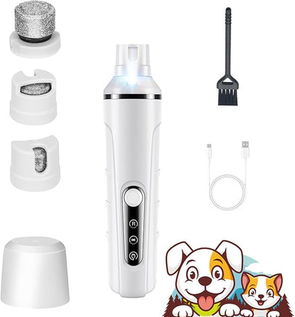 Dog Nail Clippers pet Nail Grinder for Dogs Nail Grinder for Dogs Quiet Dog Grooming Works on Large Medium Small Dogs & Cats It's a Great for pet Lovers