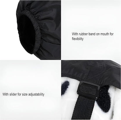 NACOCO Dog Calming Cap Eye Mask Nylon Shading Pet Mask Muzzle for Grooming Anti Car Sickness (L)