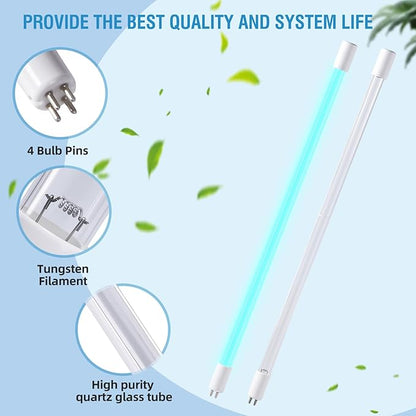 AIRBABY 57 Watt Replacement Üν Lamp for Aqua Classic Device, A20057 Üν Replacement Bulb 100% Compatible with Aqua 57W System, T5F Base (1 Pack)