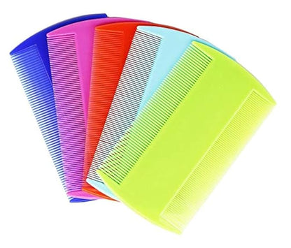 5 PCS Flea Lice Combs Grooming Fine Tooth Hair Combs for Dogs Cats