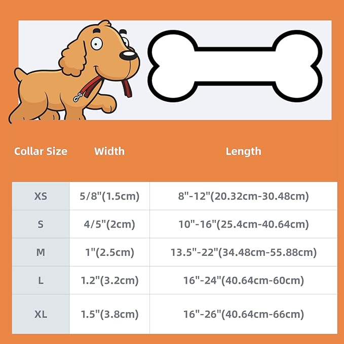 Fall Dog Collar with Flower, Orange Plaid Flower Dog Collar, Boy Girl Dog Collars for Small Medium Large Dogs