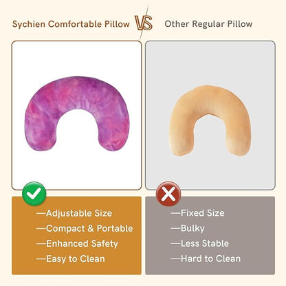 Dog Neck Pillow, Dog Cat Calming Pillow Soft, Fluffy Cozy Pet Body Pillow,Anxiety Relief Pillow for Joint Relief Sleeping Improve