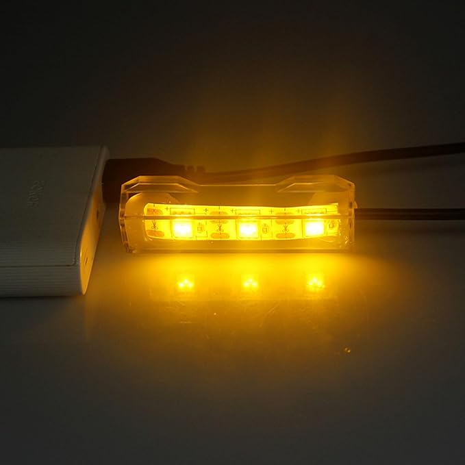 Flylin 4PCs 5V USB Aquarium Light, Smal Decoration LED Lighting Lamp, Aquarium Water Plant Light for Desktop Fish Tank Indoor Water Garden (Colorful)