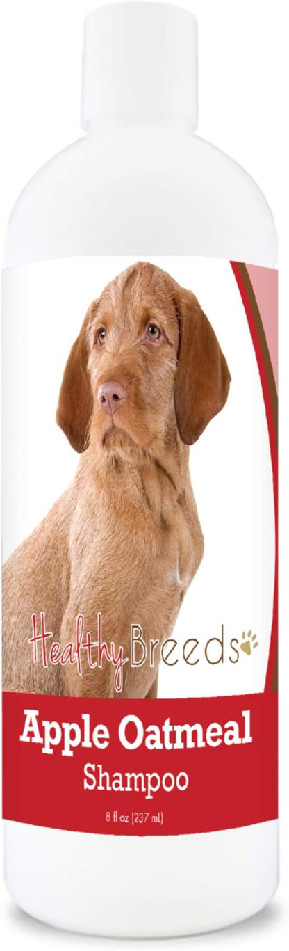 Healthy Breeds Wirehaired Vizsla Apple Oatmeal Dog Shampoo - All Natural, Tearless & Hypoallergenic Cleanser & Conditioner - Best for Dry, Itchy or Irritated Skin - 8 oz