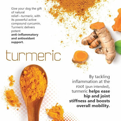 PHS Joint MAX Triple Strength (TS) Soft Chews for Dogs - Glucosamine, Chondroitin, MSM, Turmeric, Omega 3 - Hip and Joint Pain Relief and Support for Dogs - Made in USA - 30 Soft Chews