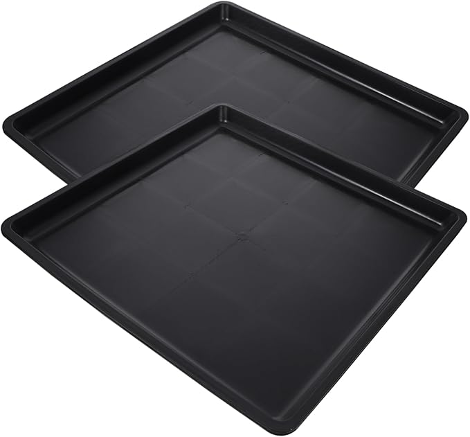 2pcs Tray Crates Kennel 36 Inch Dog Crate Hamster Cage Pan Crate Pans Suitcase Stand Cages for Dogs Indoor Black Shoes Dog Cage Rabbit Potty Pet Cage Stainless Steel Metal