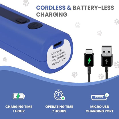 We Love Doodles Dog Nail Grinder - Essential Grooming Kit for Dogs at Home, Electric Dog Nail Trimmers, Quiet Pet Nail Grinder for Dogs, Safe Nail Trimmer for Dogs, Suitable for Large & Small Breeds