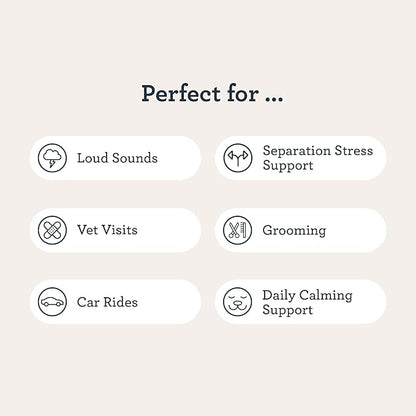 Kradle Calming Chews for Dogs - Anxiety and Stress Support - L-Theanine Ashwagandha GABA - Calming Supplement for Relaxation and Stress - Chicken Flavor- 150 Non-Drowsy Chews