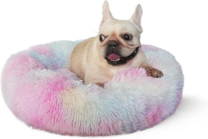 nononfish Puppy Beds for Small Dogs Washable for Crate 23 Inches Self Warming Anti Anxiety