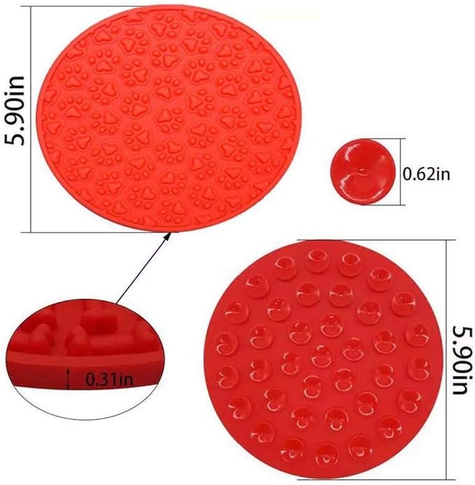 Dog Nail Clipper, Nail Trimmer/Dog Licking Mat, Distraction Device/Dog Bathing Brush, Soothing Massager - Dog Grooming Set for Excited and Anxious Dogs Bath Time