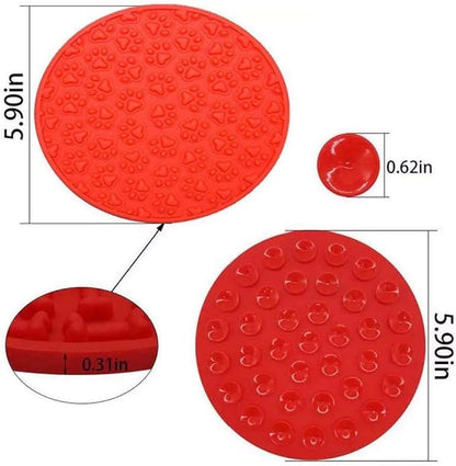 Dog Nail Clipper, Nail Trimmer/Dog Licking Mat, Distraction Device/Dog Bathing Brush, Soothing Massager - Dog Grooming Set for Excited and Anxious Dogs Bath Time