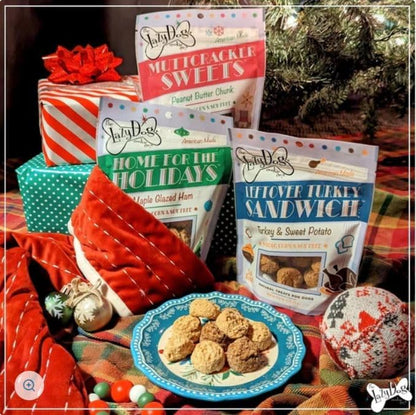 The Lazy Dog Cookie Co. - MuttCracker Sweets Soft Baked Dog Treats, Wheat, Corn & Soy Free, Limited Edition - Peanut Butter Flavored for Your Best Friend - 5 oz (MC)