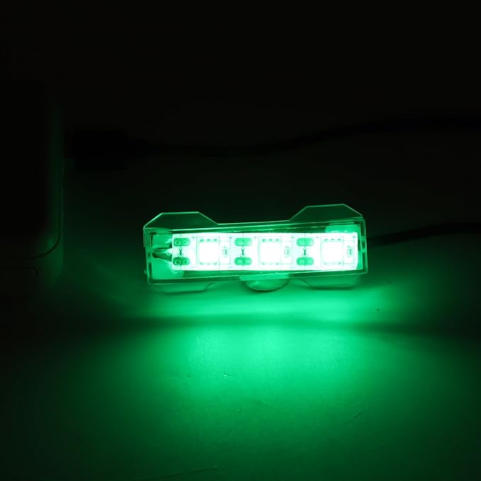 Mini Aquarium Lamp, USB Aquarium Light, LED Desktop Fish Tank Light, Small Decoration Aquarium Light, Aquarium Accessories, Green Light