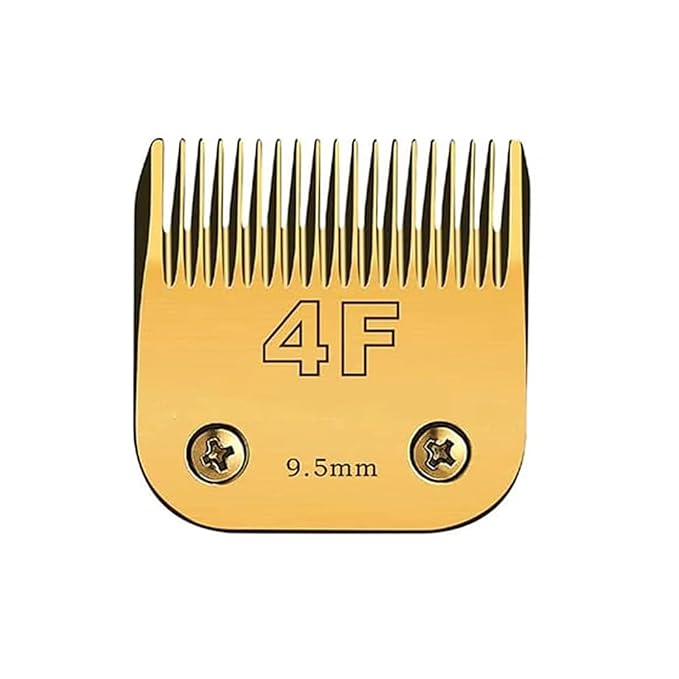 #4FC Clipper Blade Dog Grooming Compatible with Andis Clippers Detachable Carbon Steel Sharp Also Compatible with Wahl/Oster Dog Clippers