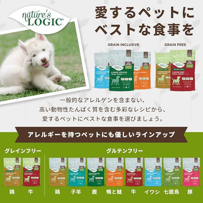 Nature's Logic Grain Free Beef Meal Feast, 4.4lbs