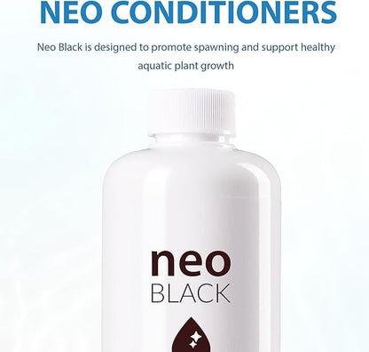 Neo Black - Blackwater Aquarium Conditioner for Freshwater Planted Aquariums - Promotes Spawning & Plant Growth for Biotope Aquariums - Liquid Humic & Fulvic Acid Fish Tank Conditioner- 1000ml