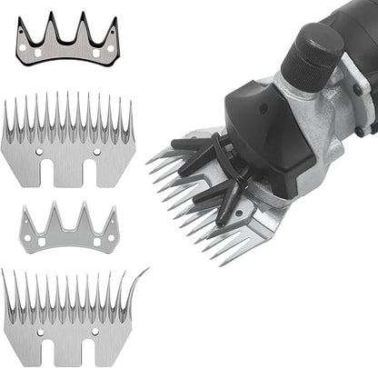 13 Tooth Sheep Shear Clipper Replacement Blades for Electric Sheep Clippers（ 2 Sets ）