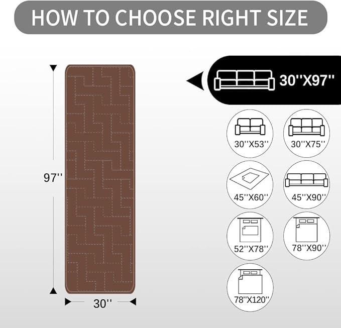 fuguitex Waterproof Dog Bed Cover Couch Cover for Pet Anti-Slip Cat Mat Pet Pad Blanket for Sofa Chair Recliner Bed Furniture Protrctor