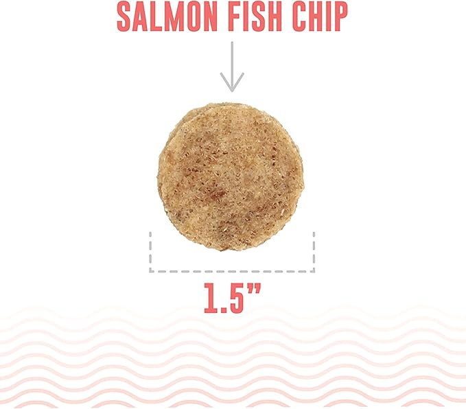 Icelandic+ Fish Chips: Salmon 2.5oz - Dog Treats, for Medium-Large Dogs, Natural 2 Ingredient Air-Dried Crunchy Treats