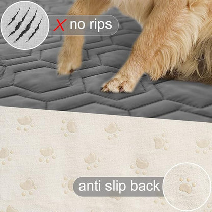 Waterproof and Non-Slip Dog Bed Cover and Pet Blanket Sofa Pet Bed Mat ï¼_ar Incontinence Mattress Protectors Furniture Couch Cover for Most Cats Dogs, Petsï¼82x102-Dark Greyï¼