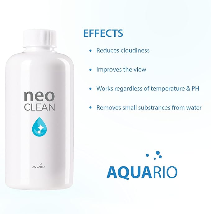 Neo Clean - Crystal Clear Water Treatment for Freshwater Aquariums - Removes Cloudiness Efficiently - Water Conditioner for Aquarium Tank - 1000ml