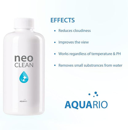 Neo Clean - Crystal Clear Water Treatment for Freshwater Aquariums - Removes Cloudiness Efficiently - Water Conditioner for Aquarium Tank - 300ml