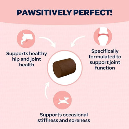 Hip and Joint Chews for Dogs | Dog Glucosamine Chews for Comfort & Mobility with Chondroitin MSM & Turmeric | Dog Joint Supplement for All Ages & Sizes | NASC Certified & Made in The USA | 90 Chews