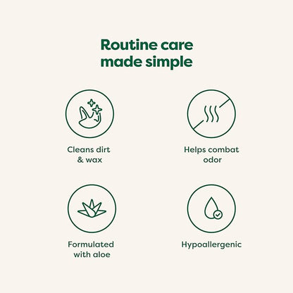 Earth Rated Vet-Developed Pet Ear Wipes, Hypoallergenic Cleaner for Dogs & Cats Ears to Remove Dirt and Wax Build Up, Wild Oat Scent, 70 Count