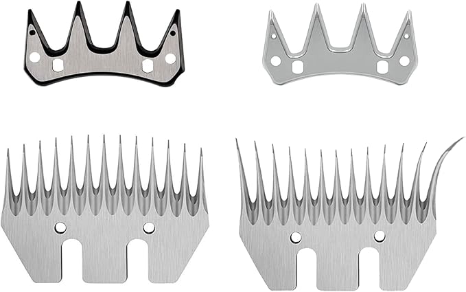 13 Tooth Sheep Shear Clipper Replacement Blades for Electric Sheep Clippers（ 2 Sets ）
