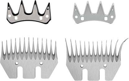 13 Tooth Sheep Shear Clipper Replacement Blades for Electric Sheep Clippers（ 2 Sets ）