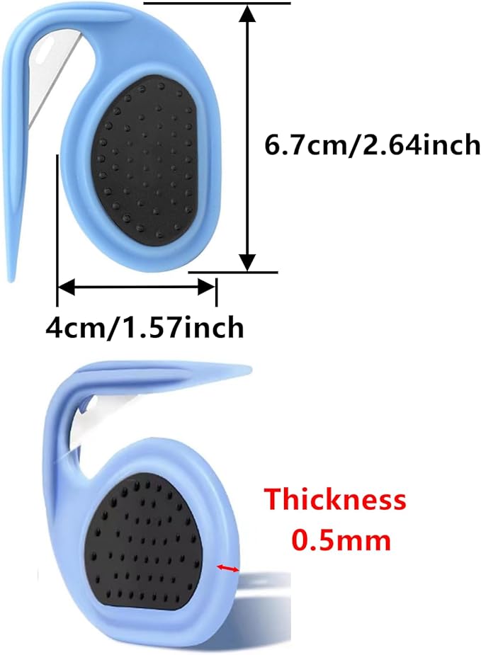 2 PCS Pet Grooming Tool Professional Dematting Comb Dog Detangler Brush Hair Grooming Tool Dog Undercoat Rake Grooming Rake for Grooming - Cuts Through Matts & Tangles with Ease(Blue_reen