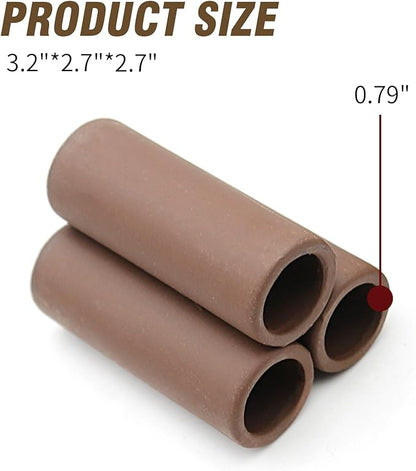 2 pcs Ceramic Fish Tank Accessories, Fish House, Aquarium Hideout, Swim Holes Aquatic, Aquarium Cave, Ceramic Decoration for Freshwater and Saltwater Fish Tank (Pipe)