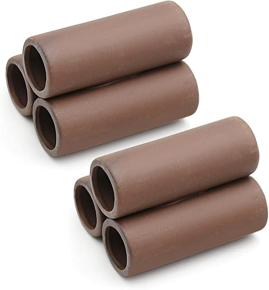 2 pcs Ceramic Fish Tank Accessories, Fish House, Aquarium Hideout, Swim Holes Aquatic, Aquarium Cave, Ceramic Decoration for Freshwater and Saltwater Fish Tank (Pipe)