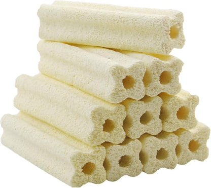 PINVNBY 10 Pcs Long Filter Media for Fish Tank,6.2 Inch Aquarium Ceramic Bio Media Blocks for Freshwater and Saltwater Sump Tank,Aquaculture and Koi Ponds