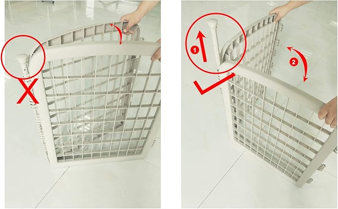 Amazon Basics 8-Panel Octagonal Plastic Pet Pen Fence Enclosure With Gate, 28 inches, Grey