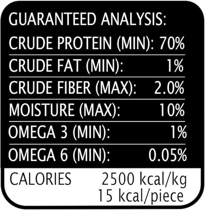 Hubert Pet Premium Cod Skin Crisps - Single Ingredient Natural Dog Treats for All Breeds, No Artificial Anything - 1.5 lbs Bag