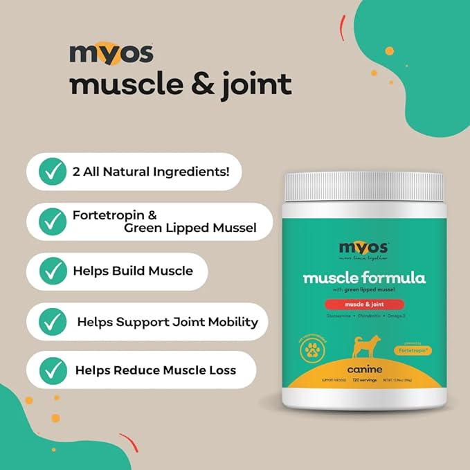 MYOS Muscle & Joint Powered by Fortetropin with Green Lipped Mussel (198 gr)