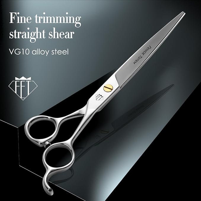 Dog Grooming Scissors: 7.0" Pet Shears Made Of Japanese VG10 Advanced Stainless Steel Professional Grooming Scissors for Dogs Cats and Other Pets