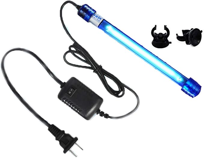 7W Aquarium Water Green Clean Lamp Algae Bloom Clear Waterproof Light for Fish Tank Pond Pump Sump