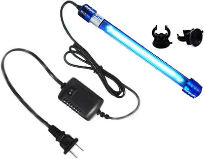 7W Aquarium Water Green Clean Lamp Algae Bloom Clear Waterproof Light for Fish Tank Pond Pump Sump