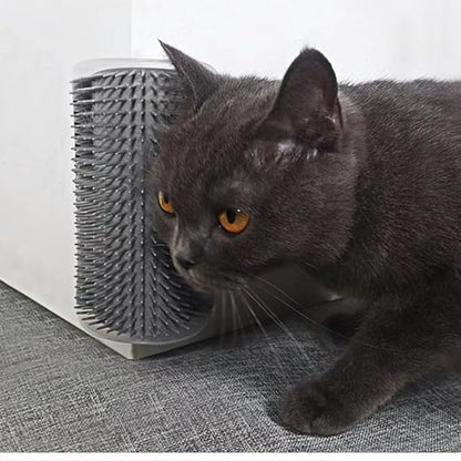 1Pcs Pet comb and Wall Corner Massage comb,for Dogs & Cats with Long & Short Stainless Steel Metal Teeth for Shedding and Tangles, Self-Cleaning Pet COmb for Dogs and Cats,Comfort safety,Anti static