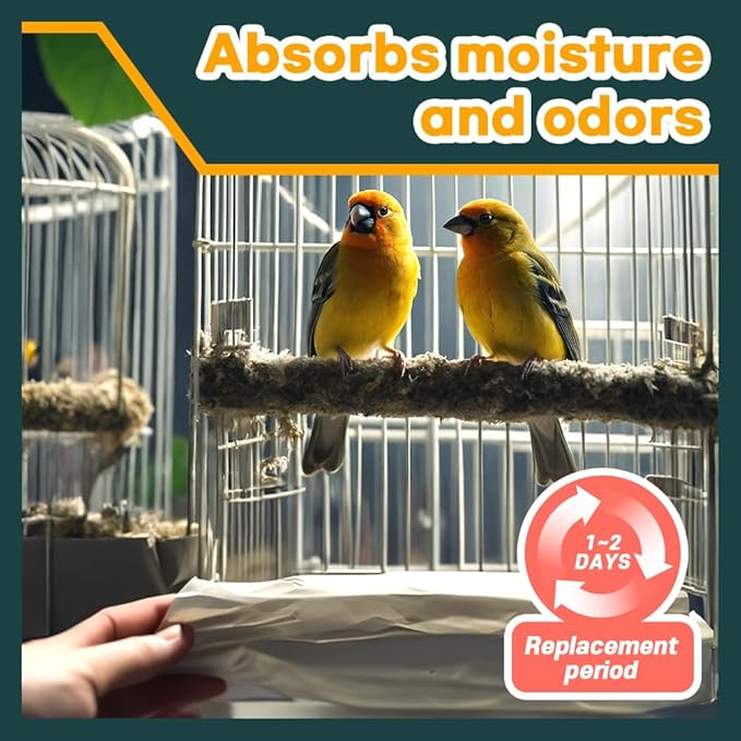 HA SHI Bird Cage Liner - 120 Acid-Free Newsprint Sheets, 31" x 21.5", 5.5 lb - Perfect for Packing, Pet Cages, Non-Toxic & Safe for Birds, Ideal for Crafts, Shipping, Moving