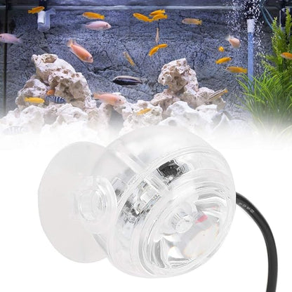 GLOGLOW Aquarium LED Light, Submersible Color Changing Fish Tank Light USB Night Spot Lamp for Freshwater Saltwater Tanks Reef Betta Fish Decoration(Red)