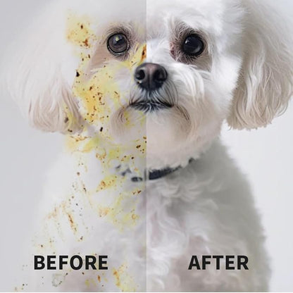 Pet Glove Wipes, Rinse Free, Cleaning & Deodorizing Bathing, Wipes for Animals Dogs, Cats, Pet Cleaning Gloves Wipes for Daily Care, Traveling, Hypoallergenic, 6Pcs, 2 Pack